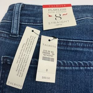 Talbots Flawless Five-Pocket Straight Curvy Jeans